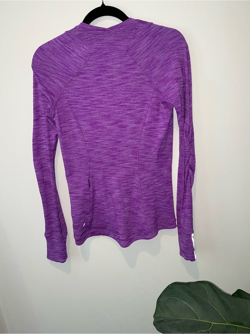 lululemon athletica Purple Heather Long-Sleeve Performance Top